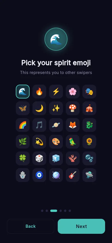 Choose a spirit emoji