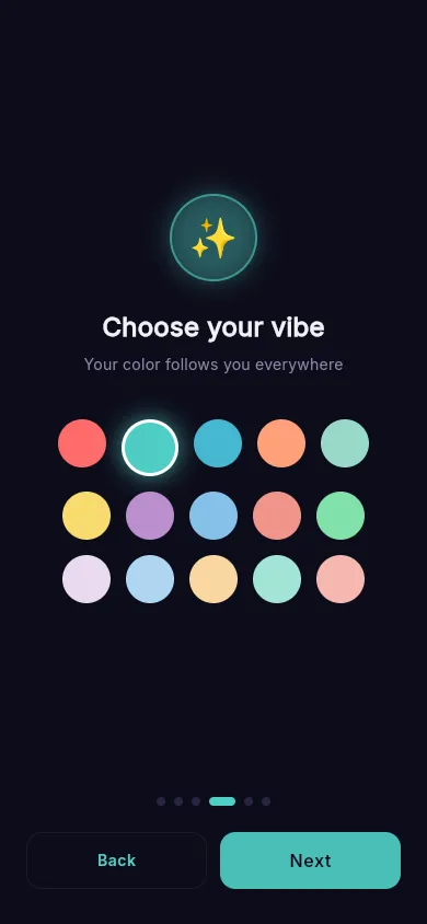 Choose your vibe color
