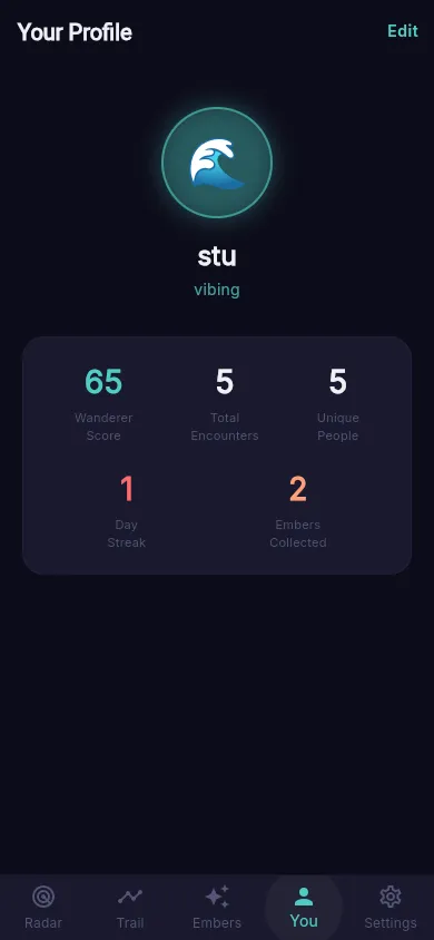 Your profile and stats