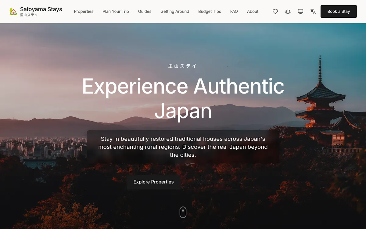 Cover image for Satoyama Stays